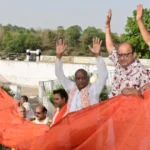 Bhedaghat में 900 फुट चुनरी से हुआ बाणगंगा मैया का श्रृंगार
