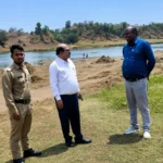 Narmada में अवैध रेत खनन पर कार्रवाई, रैंप तोड़े, रेत नदी में डलवाई