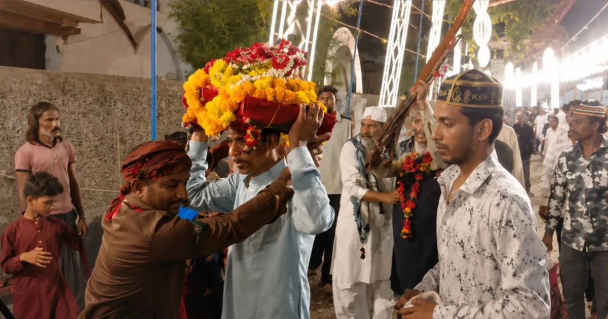 मुहर्रम की पांचवीं तारीख पर कछरी दरगाह में उमड़ा अकीदतमंदों का सैलाब