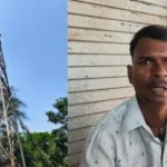 Sihora में जमीन विवाद से परेशान महिला मोबाइल टावर पर चढ़ी