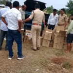 Panagar में लग्जरी कार से भारी मात्रा में शराब जब्त, चालक गिरफ्तार