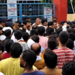 जल संकट को लेकर कांग्रेस का नगर निगम कार्यालय पर घेराव, नियमित जलापूर्ति की उठाई मांग