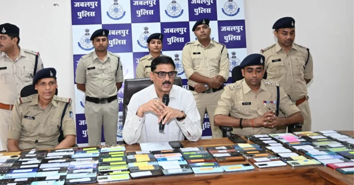 Jabalpur Police ने 139 गुम मोबाइल लौटाए, कीमत ₹25 लाख