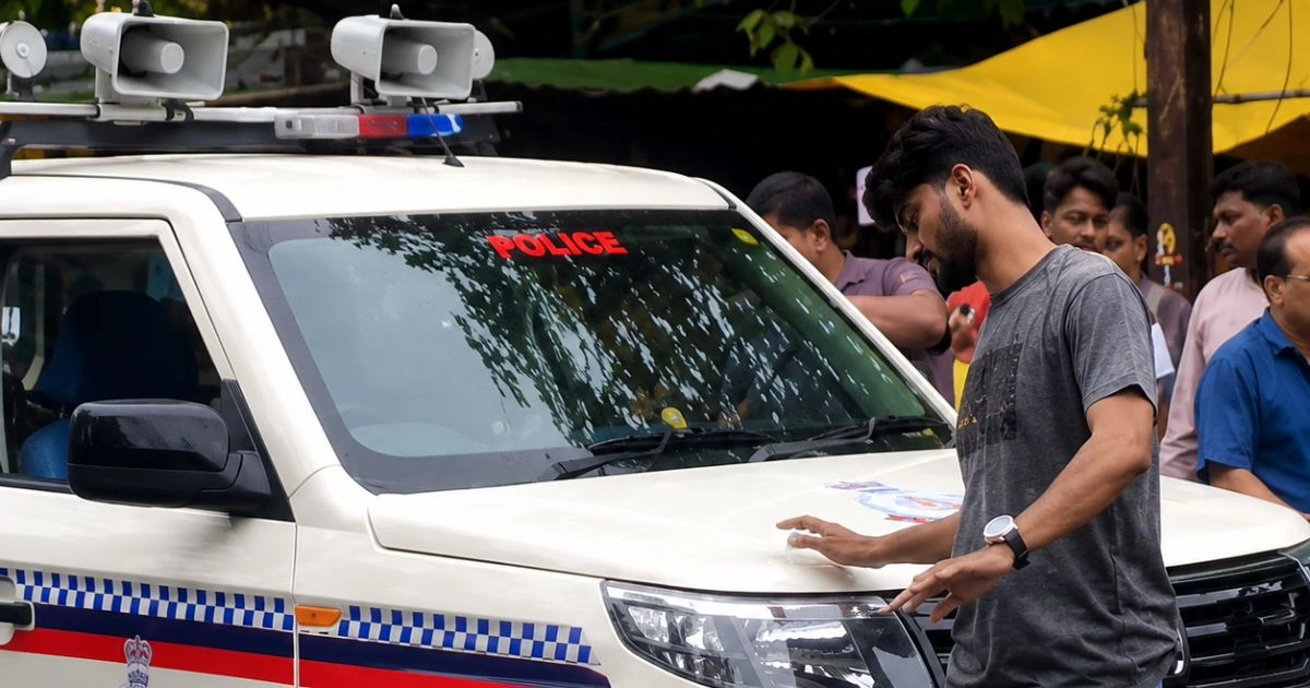 Adhartal में शराबियों का हंगामा, CSP की गाड़ी रोककर की बहस