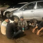 जबलपुर-नरसिंहपुर सीमा पर भीषण हादसा, हाइवा ने 8 युवकों को रौंदा; 4 की मौत