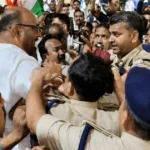 जबलपुर में NEET पेपर लीक पर कांग्रेस का प्रदर्शन, पुलिस से झड़प