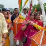 भेड़ाघाट से बांदकपुर तक 121 किमी कांवड़ यात्रा, मंत्री धर्मेंद्र लोधी भी शामिल
