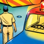 10 लाख का गांजा जब्त, पुलिस का पीछा होते ही कार छोड़कर फरार हुआ तस्कर