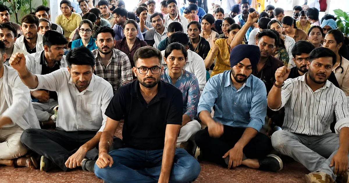 जबलपुर मेडिकल कॉलेज में जूनियर डॉक्टर पर हमला, सुरक्षा की मांग को लेकर हड़ताल
