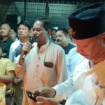 नेपाल आपदा पर रांझी में नेपाली गोरखा समाज का कैंडिल मार्च
